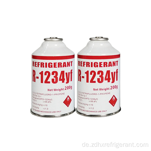 High-Class-Kältemittel HFO-R1234YF Hydrofluoroolefin 7oz